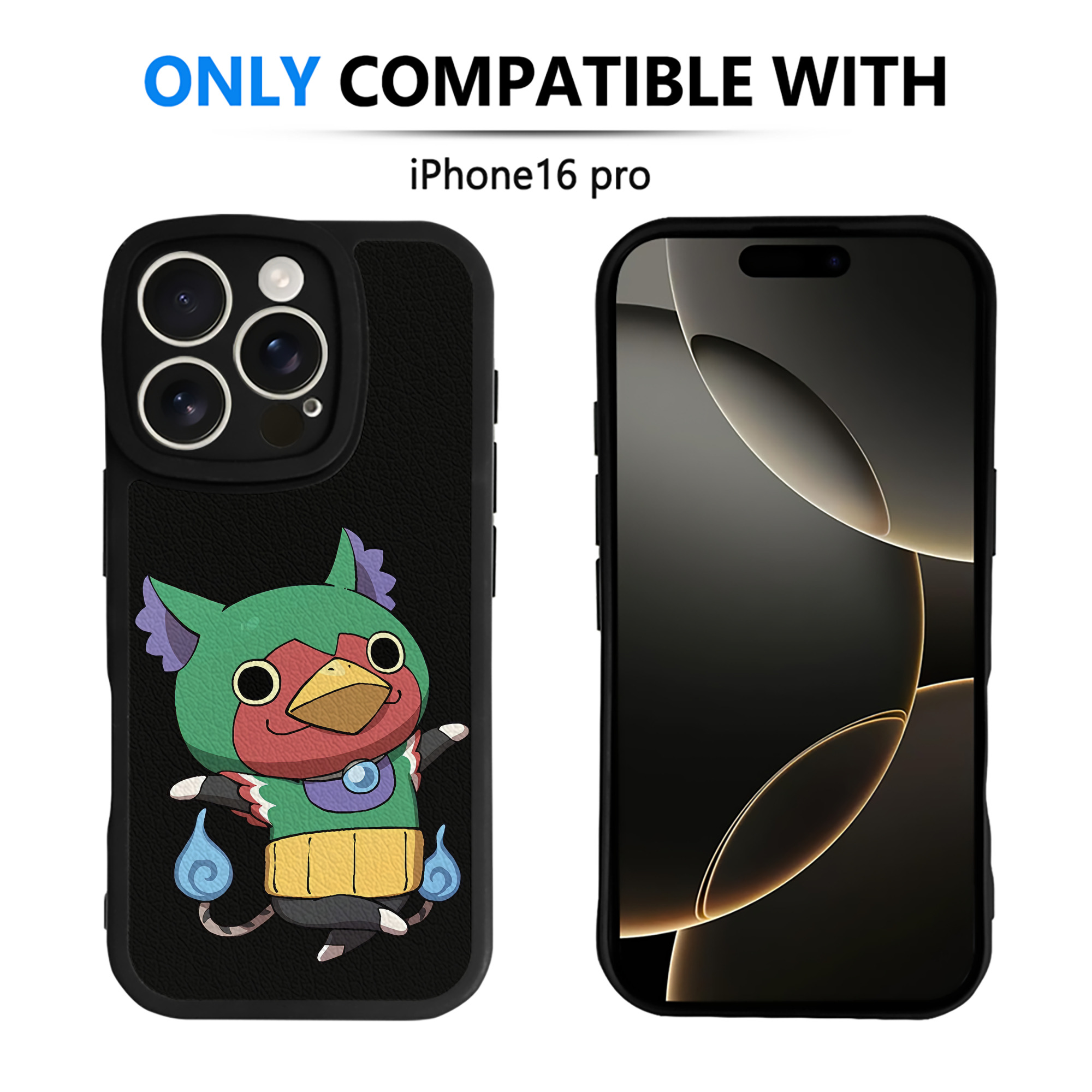 （画像用） 妖怪ウォッチ Yo-kai Watch 【iPhone 16シリーズ対応】シリコンスマホケース（レザー調） 材質：シリコン